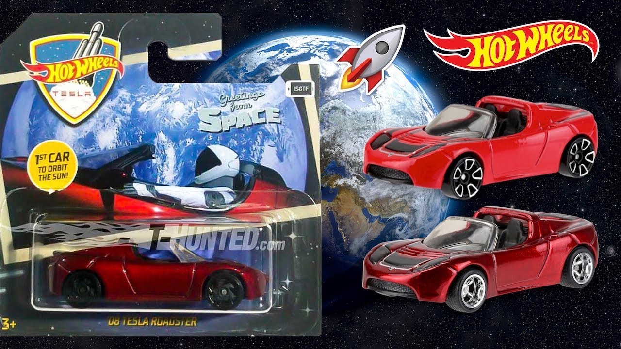 Hot Wheels saca una edición especial del Tesla Roadster que fue al