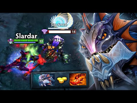+1400GPM Slardar Farming Machine🔥 New Broken Damage 67Kills Comeback Raid Boss