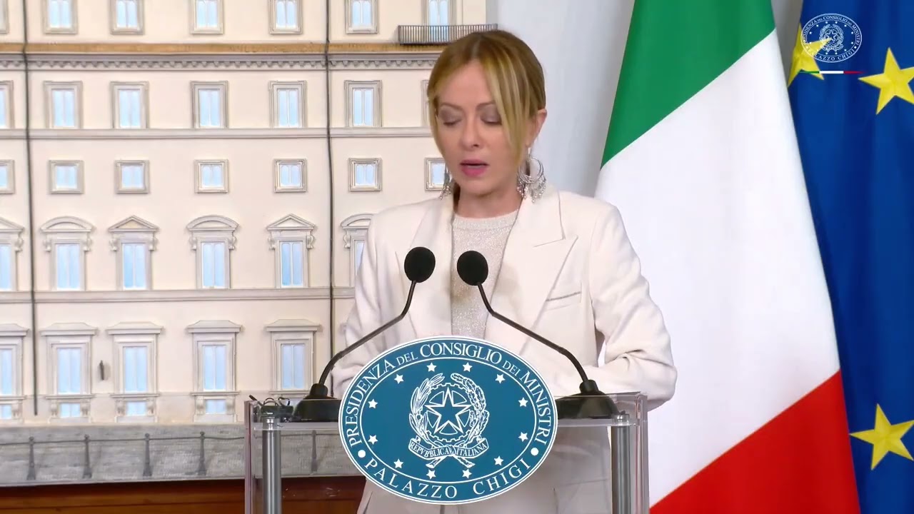 MELONI: "VICINANZA AGLI EMIRATI ARABI DOPO GLI INGIUSTIFICABILI ATTACCHI DALL’IRAN"