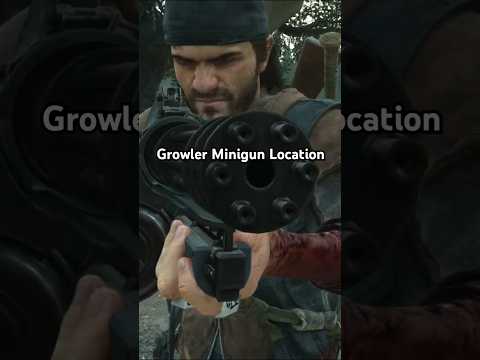 Growler Minigun Location | Days Gone Remastered (NG+) #shorts