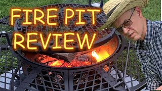 BIGHORN RANCH FIRE PIT -- GRILL with WOOD or CHARCOAL