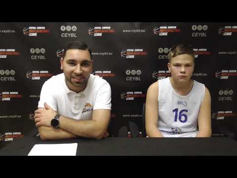 CEYBL U14 - Press conference, 25.11.2022, Tigers České Budějovice - Mitteldeutsche BA