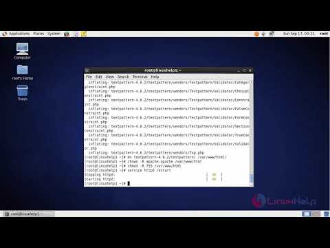 How to install TextPattern CMS on CentOS 6.9 | LinuxHelp Tutorials