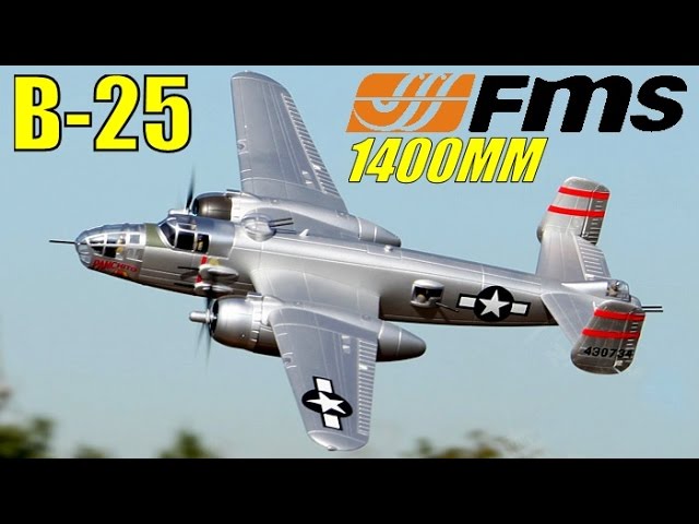 Video Teaser für FMS B-25 Mitchell UNCUT Flight Demo by RCINFORMER