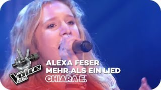 Alexa Feser - Mehr als ein Lied (Chiara E.) | Battles | The Voice Kids 2016