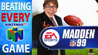 Beating EVERY N64 Game - Madden NFL 99 (151/394)