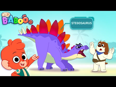 Learn DINOSAURS with Club Baboo DINO FACTS | Learning about STEGOSAURUS & more Dinos | 2 HOURS video