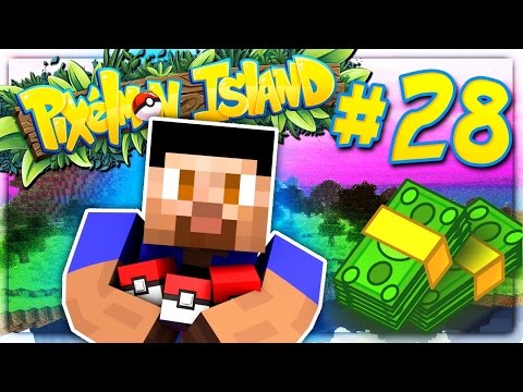 MONEY MAKING! - PIXELMON ISLAND SMP #28 (Pokemon Go Minecraft Mod)