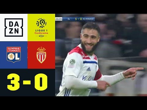 Nabil Fekir und Co. schießen Monegassen ab: Lyon - Monaco 3:0 | Ligue 1 | DAZN Highlights