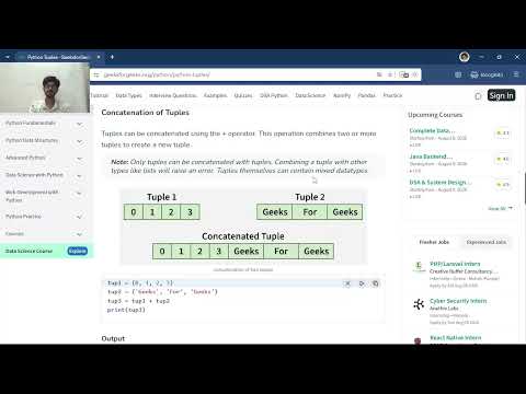 Python Tutorial 12 Tuples Assignments