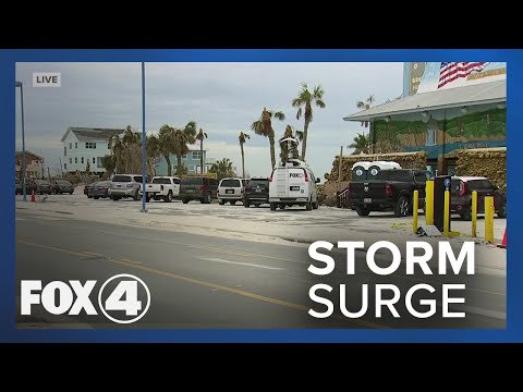 Looking at the Damage Done by Storm Surge on Fort Myers Beach