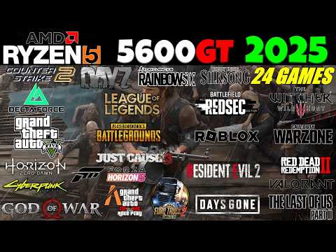 AMD Ryzen 5 5600GT - Tested in 24 games with Vega 7 - 32GB RAM
