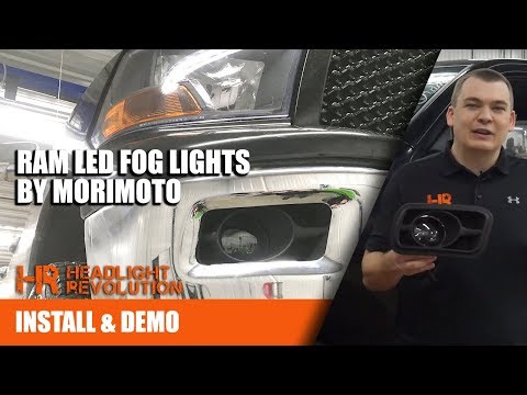 Morimoto XB LED Fog Lights for 09-18 Ram - Horizontal Style 1500 2500 3500