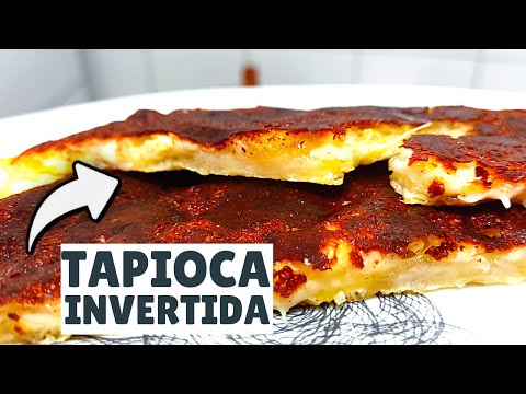 Tapioca Invertida - Tapioca com Crosta de Queijo - A Melhor que já COMI | Diário da Deise
