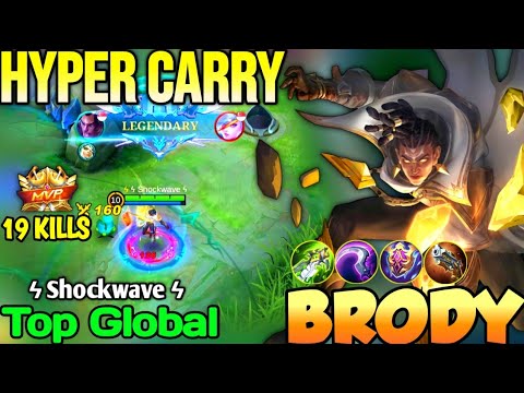 BRODY BEST BUILD IN 2022 | TOP GLOBAL BRODY ϟ Shockwave ϟ - MOBILE LEGENDS