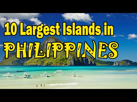 What are the 4 largest islands in the Philippines?