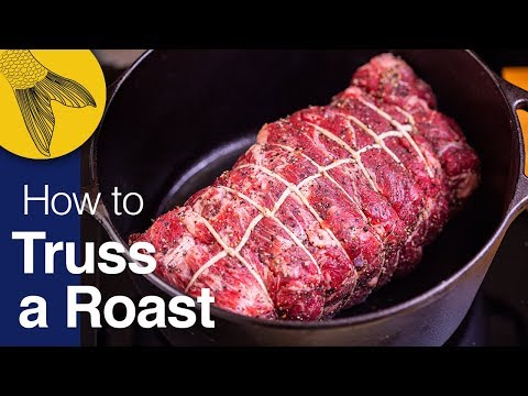 How to Tie a Roast—follow these easy steps to truss a...