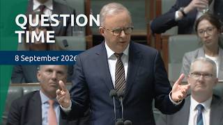 House Question Time - 8 September 2026