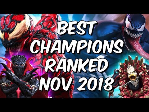 Best Champions Ranked November 2018 - Seatin's Tier List - Marvel Contest Of Champions
