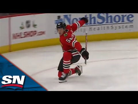 Blackhawks Score Twice In Just 19 Seconds To Slice Into Oilers' Third Period Lead
