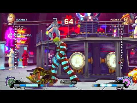 SSF4 Rank Match  korpiknot (CD)  vs  GamerBee (AD)