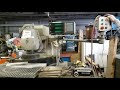 PREOWNED SHARP MANUAL HEAVY DUTY HORIZONTAL MILLING MACHINE MODEL #: UH3, S/N: 2H125