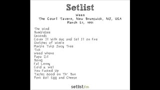 Ween (3/21/1991 New Brunswick, NJ) - Tastes Good On Th' Bun