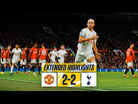 MAN UTD 2-2 TOTTENHAM HOTSPUR // PREMIER LEAGUE EXTENDED HIGHLIGHTS