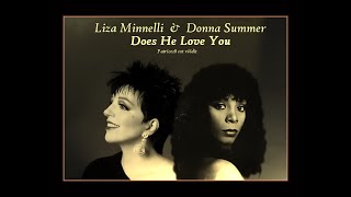 Donna Summer &amp; Liza Minnelli   Does He Love You Patrice18 ext réédit