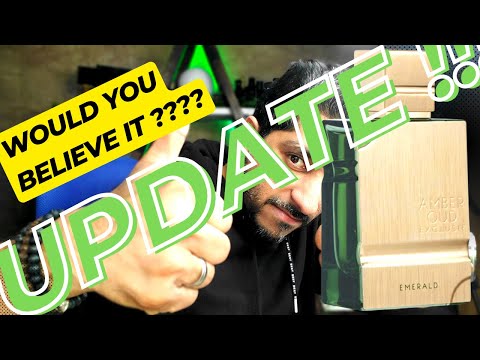 Emerald Update | |Amber Oud Exclusif Emerald | Kudos to @GentsScents for setting the direction right