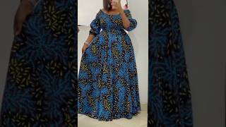 STUNNING ANKARA WRAP MAX GOWN DRESS #ankarafashionstyle #africanclothing  #ankara #ankaragown