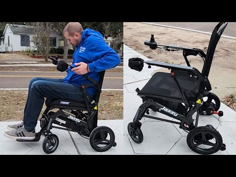 🎉 Pride Jazzy Ultra Light Folding Power Chair – Ultimate Portability & Comfort!