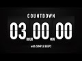 3 Hours Countdown Timer Flip Clock ✔️
