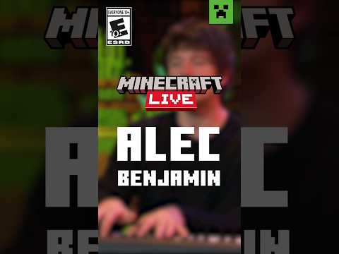 Crazy Surprise: Alec Benjamin joins Minecraft Live 2023!