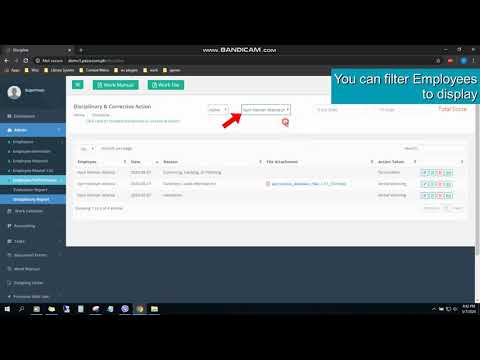 HRMS | HOW TO View Employee Disciplinary Actions