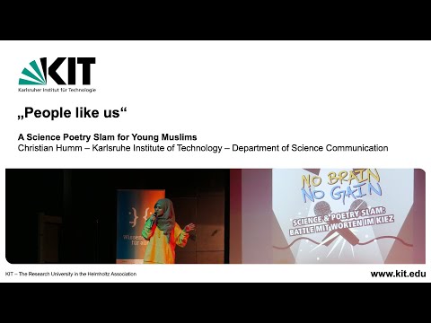 "Menschen wie wir" - Ein Science Poetry Slam für junge Muslime