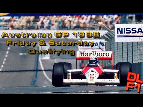 F1 Australia 1988 - Qualifying (Friday & Saturday sessions) 🇦🇺 Sensational Senna!