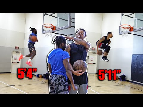 5'4" Ty Jackson & 5'11" Tyler Currie Dunk Session!
