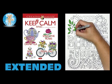 Creative Haven Keep Calm Coloring Book Dover Publications Believe Extended -- Family Toy Report