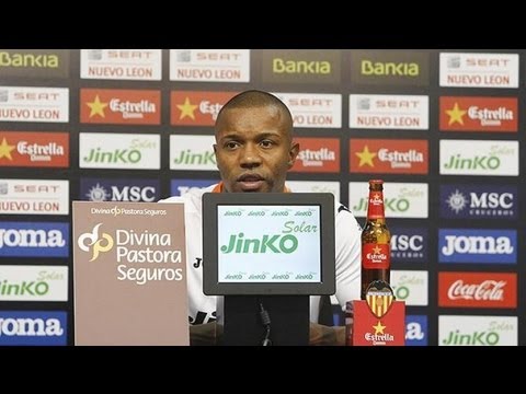 Dorlan Pabón: 'Mi única presión es hacerlo bien y marcar muchos goles en el Valencia CF'