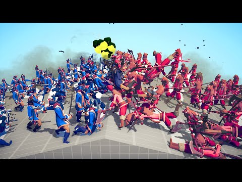 100x PIRATE ARMY 🏴‍☠️ vs 🪓 100x VIKING ARMY / Totally Accurate Battle Simulator ( TABS )