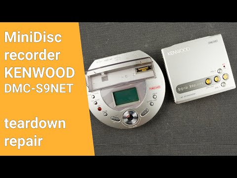 Repairing Kenwood  DMC-S9NET MiniDisc recorder repair