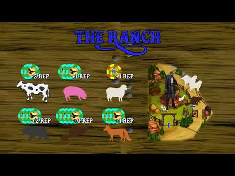 Best of the West board game - Pioneers Tutorial Part #2