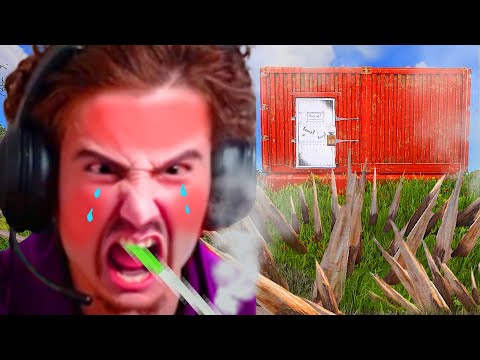 Spike Trap STONED Rust Streamer until he Rage Quit... (ft. rackpog)