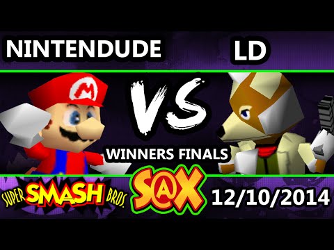 S@X - LD (Fox) Vs. Apex | Nintendude (Mario) SSB64 Winners Finals - Smash Bros. 64