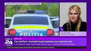 Tragedie în Galați. Un copil de 2 ani a fost găsit mort într-un apartament