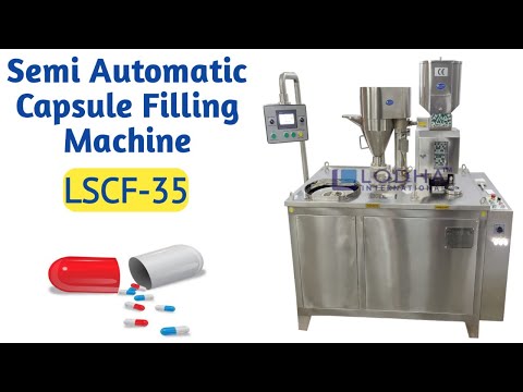 Semi Automatic Pharmaceutical Capsule Filling Machine