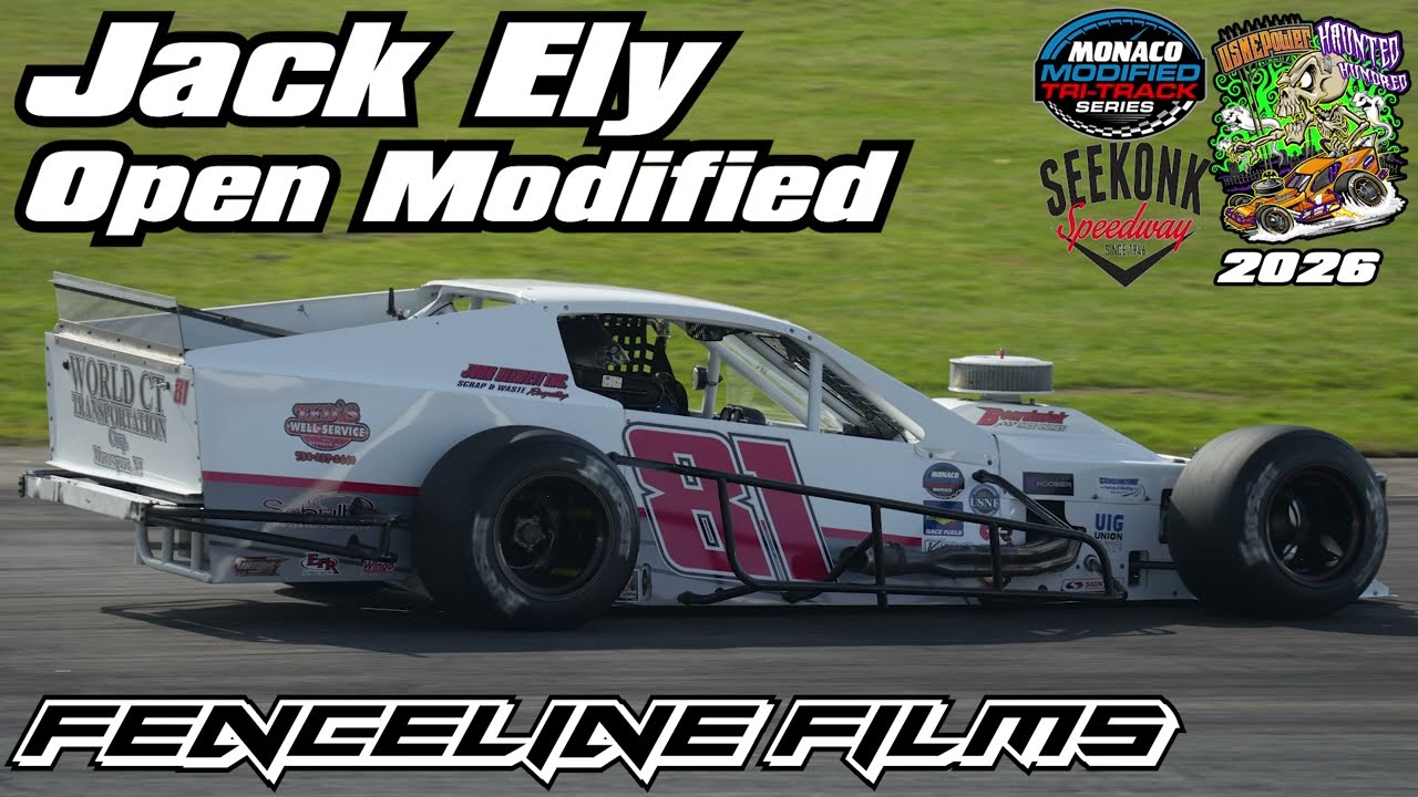 Jack Ely Monaco Tri Track Modified USNE Power Haunted Hundred XL Seekonk Speedway 2026
