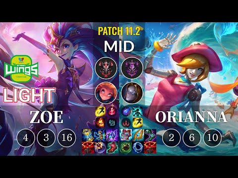 JAG Light Zoe vs Orianna Mid - KR Patch 11.2