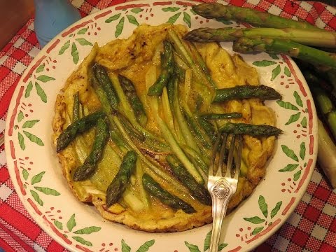 Mon OMELETTE AUX ASPERGES vertes façon "Vineuil" Grand Mère Mitraille - Gourmandises TV